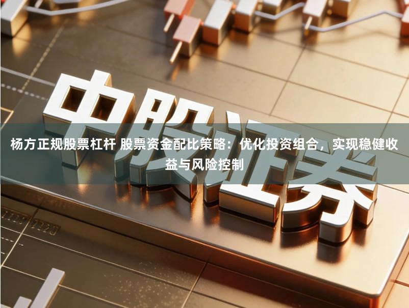 杨方正规股票杠杆 股票资金配比策略：优化投资组合，实现稳健收益与风险控制