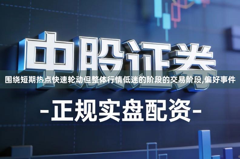 围绕短期热点快速轮动但整体行情低迷的阶段的交易阶段,偏好事件