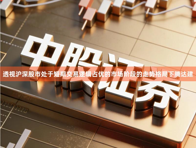 透视沪深股市处于短期交易逻辑占优的市场阶段的走势格局下腾达建